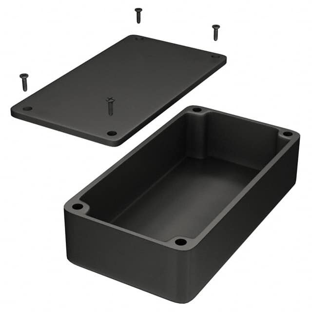 1550BBK BOX ALUM BLACK 4.508"L X 2.520"W