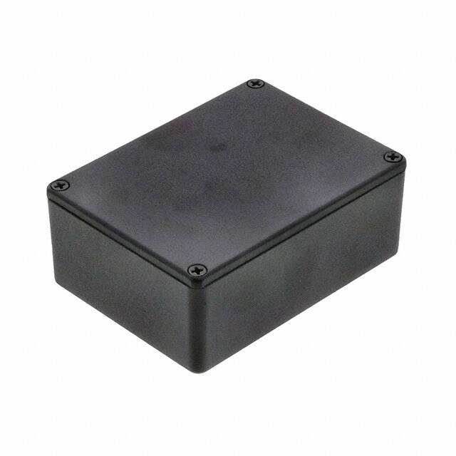 1590SBK BOX ALUM BLACK 4.335"L X 3.232"W