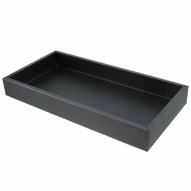 1441-26BK3 CHASSIS STEEL BLACK 8"L X 16"W