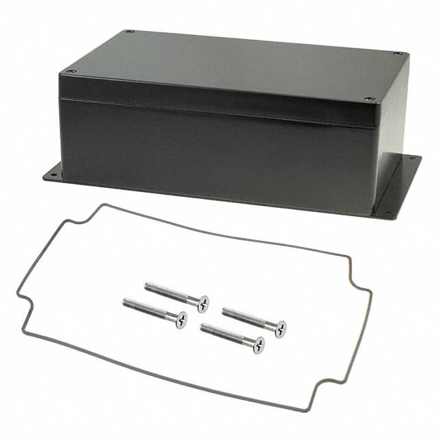 AN-2823-AB BOX ALUM BLACK 10.240"L X 6.3"W