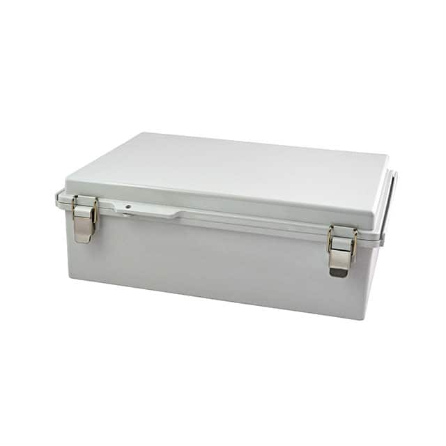 PTQ-11064 BOX PLAS GRY 14.961"L X 11.024"W