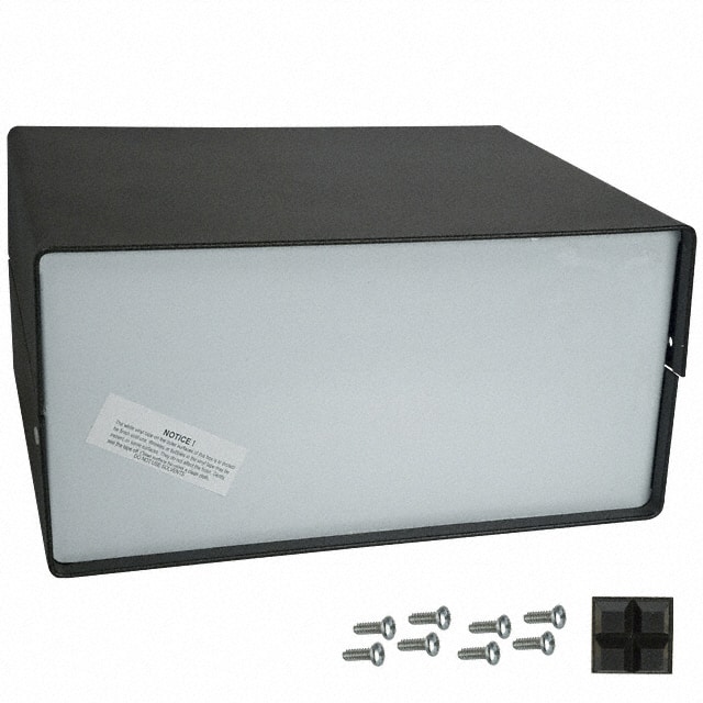 CS-11212-BT CABINET ALUM BLACK 10"L X 12"W