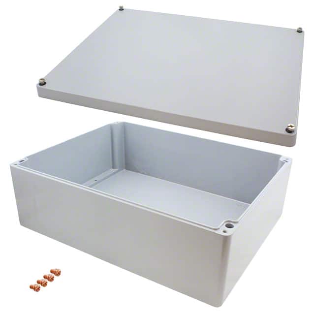 013140180 BOX ALUM GRAY 15.91"L X 12.32"W
