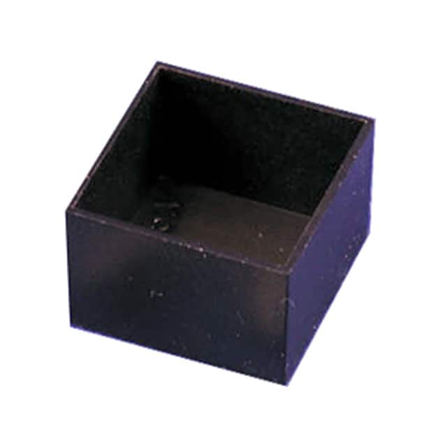 1596B111 BOX ABS BLACK 1.180"L X 1.180"W