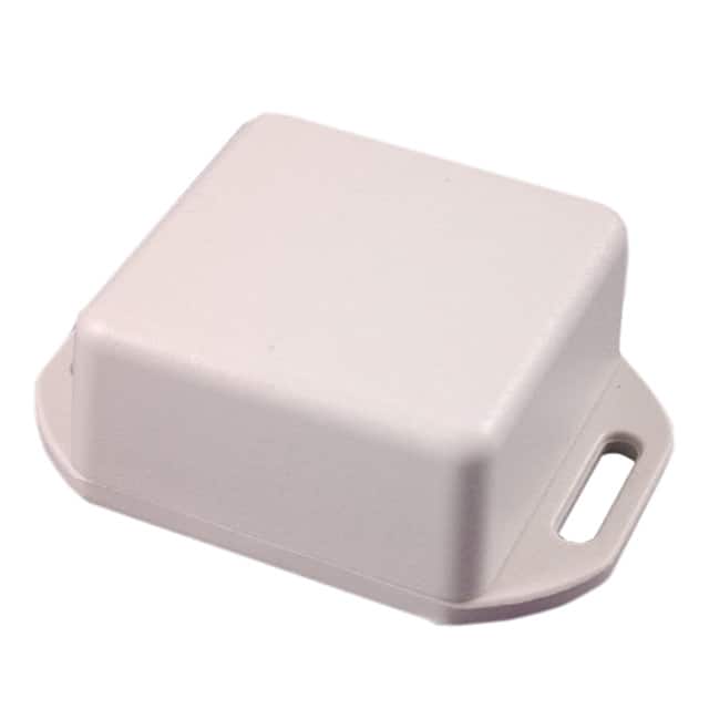 1551PFLGY BOX ABS GRAY 1.575"L X 1.575"W