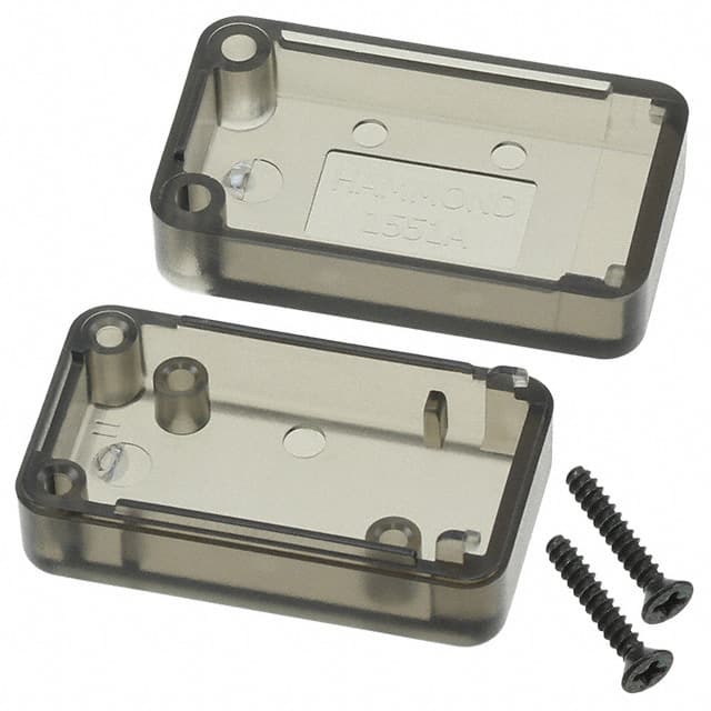 1551ATSK BOX ABS TRANS SMOKE 1.38LX0.79"W