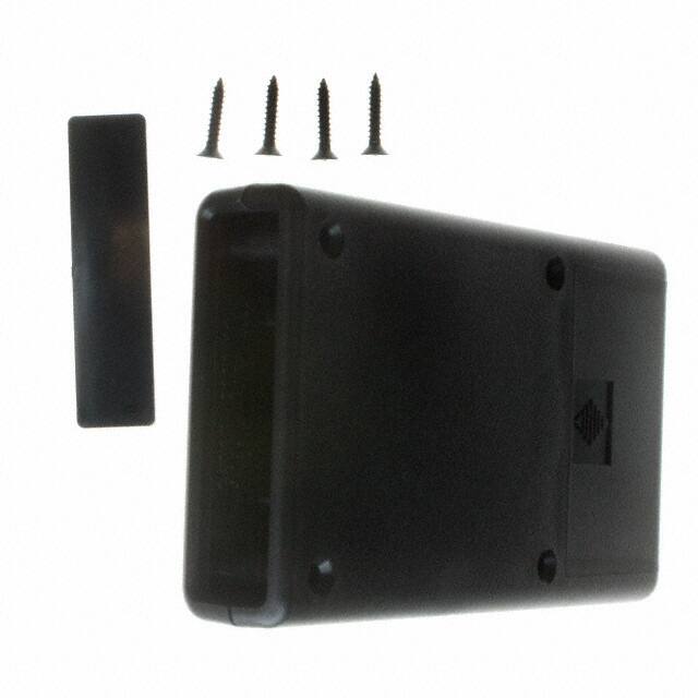 HP-3662-B BOX ABS BLACK 4.409"L X 2.618"W