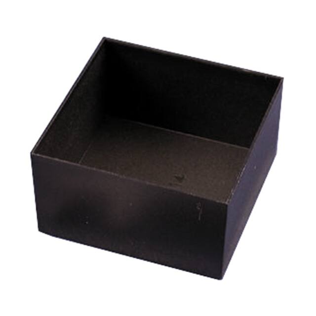 1596B114 BOX ABS BLACK 2.950"L X 2.950"W