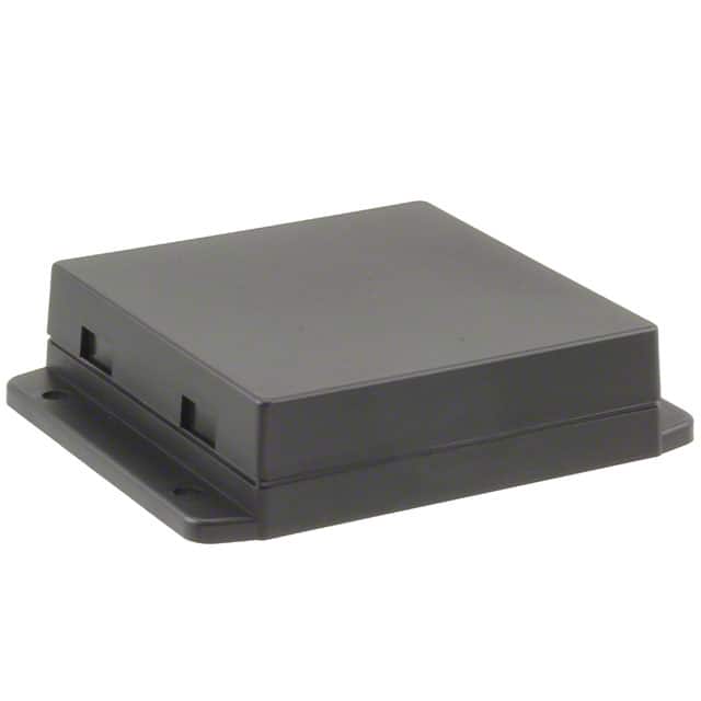 CU-18430-B BOX ABS BLACK 3.154"L X 3.213"W