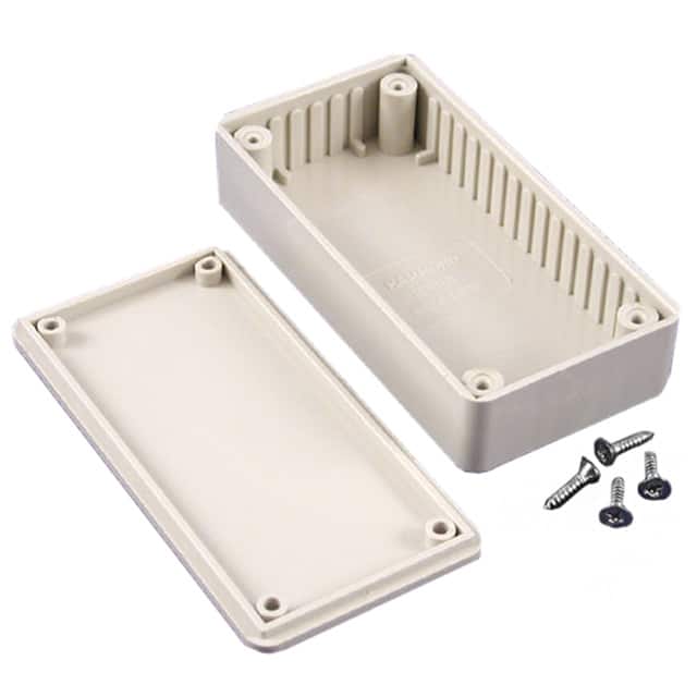 1591ASGY BOX PLAS GRAY 3.937"L X 1.969"W