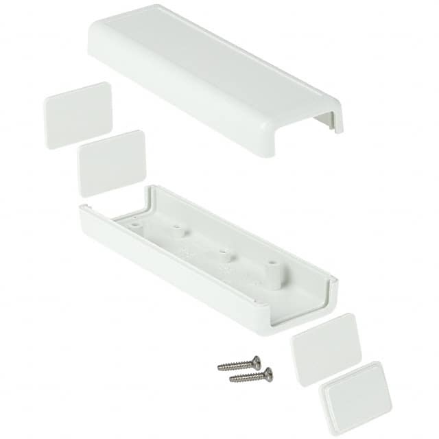 1593DGY BOX ABS GRAY 4.488"L X 1.406"W