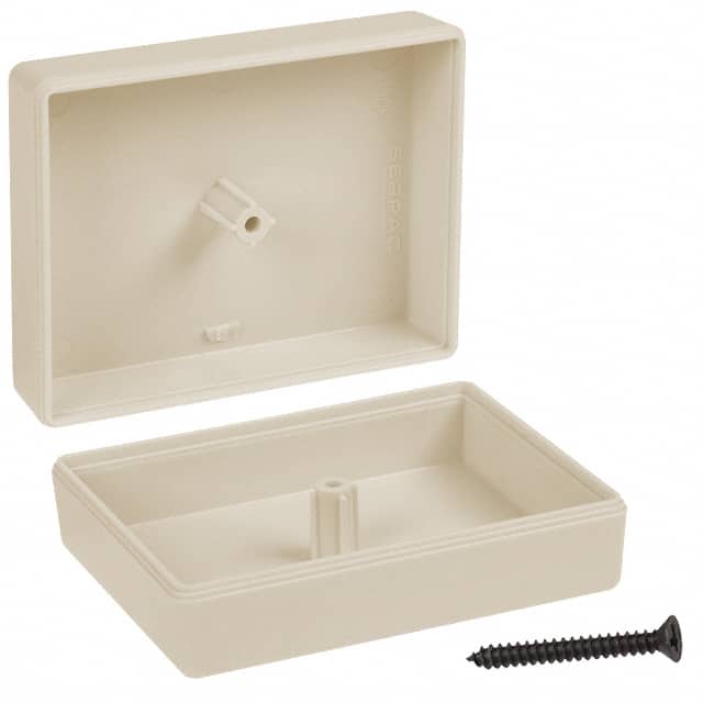 C8,AL BOX ABS ALMOND 2.400"L X 1.850"W