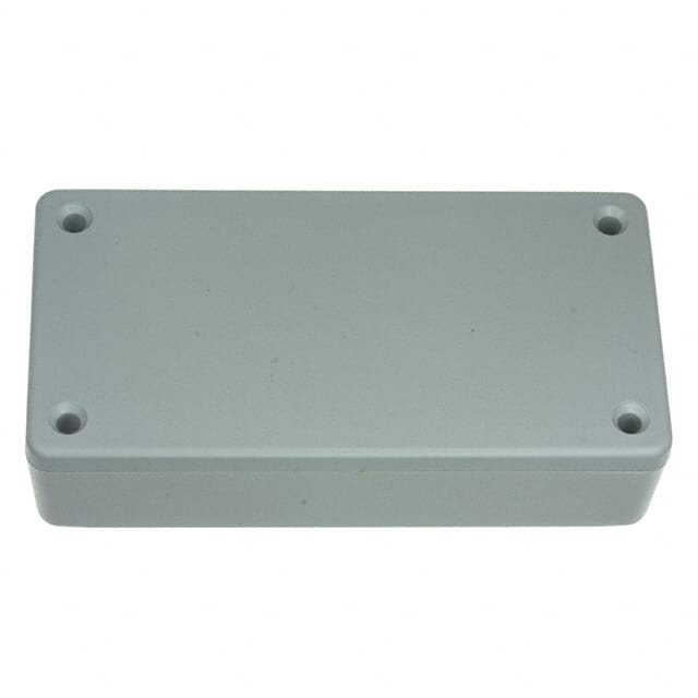 1591XXAGY BOX ABS GRAY 3.972"L X 2.023"W