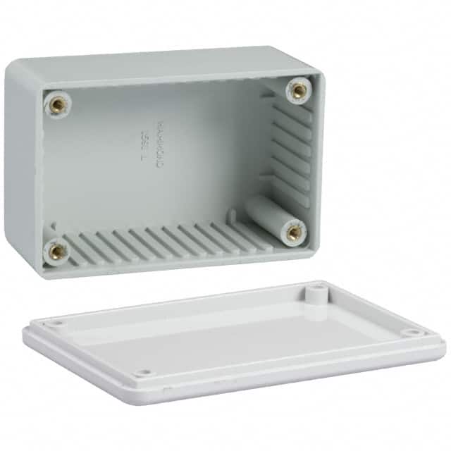 1591MGY BOX ABS GRAY 3.339"L X 2.205"W