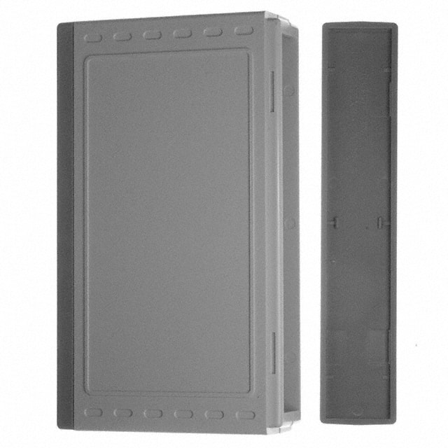 PC-11477 BOX ABS GRAY 6.102"L X 3.622"W