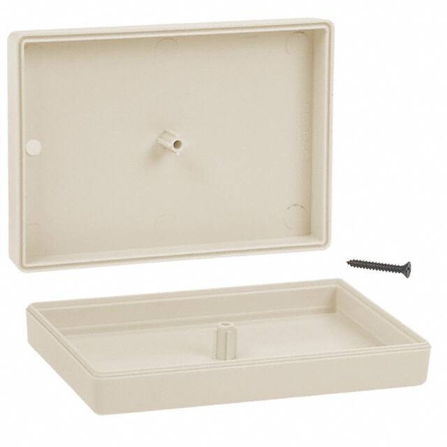 C10,AL BOX ABS ALMOND 2.300"L X 3.250"W