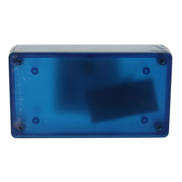 1591XXBTBU BOX ABS TRN BLUE 4.48"L X 2.49"W