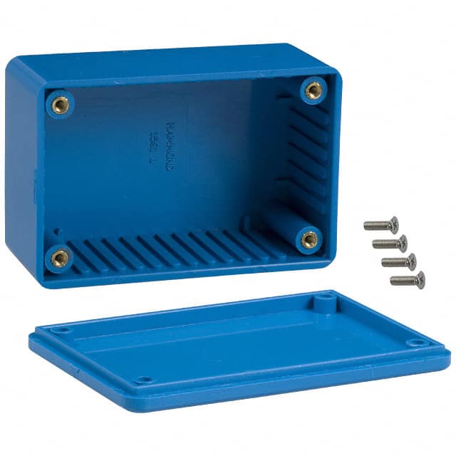 1591LBU BOX ABS BLUE 3.346"L X 2.205"W