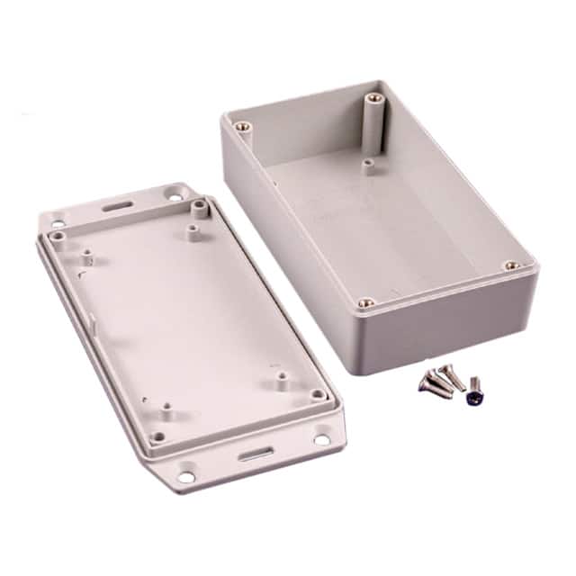 1591XXBFLGY BOX ABS GRAY 4.481"L X 2.493"W