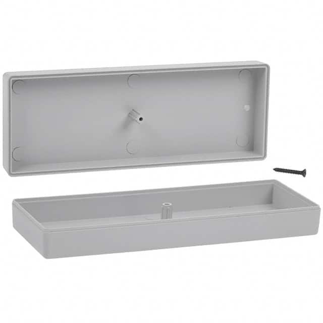 C28,GY BOX ABS GRAY 5"L X 1.850"W