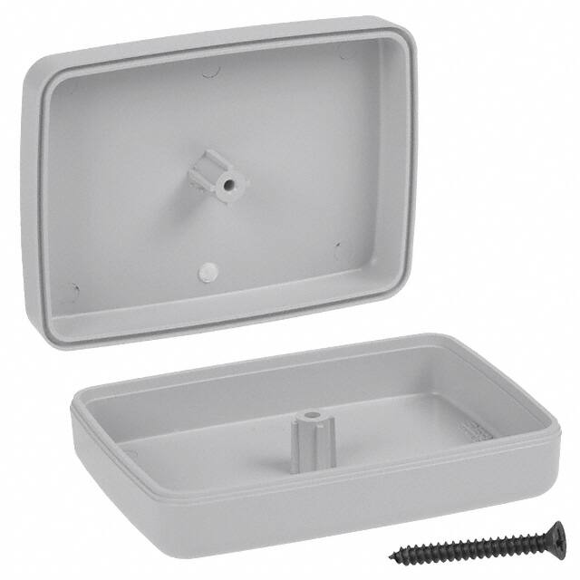 CH6,GY BOX ABS GRAY 2.390"L X 1.740"W