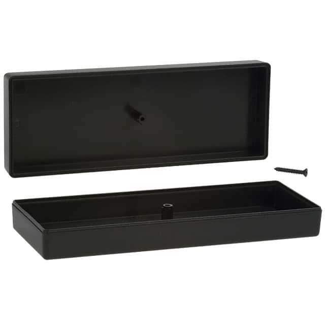 C28,BK BOX ABS BLACK 5"L X 1.850"W