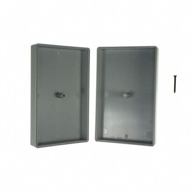 C12,GY BOX ABS GRAY 2.400"L X 3.750"W