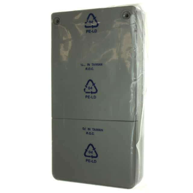 RH3055 BOX ABS GRAY 6.300"L X 3.350"W