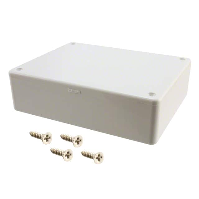 1591GSGY BOX PLAS GRAY 4.744"L X 3.685"W