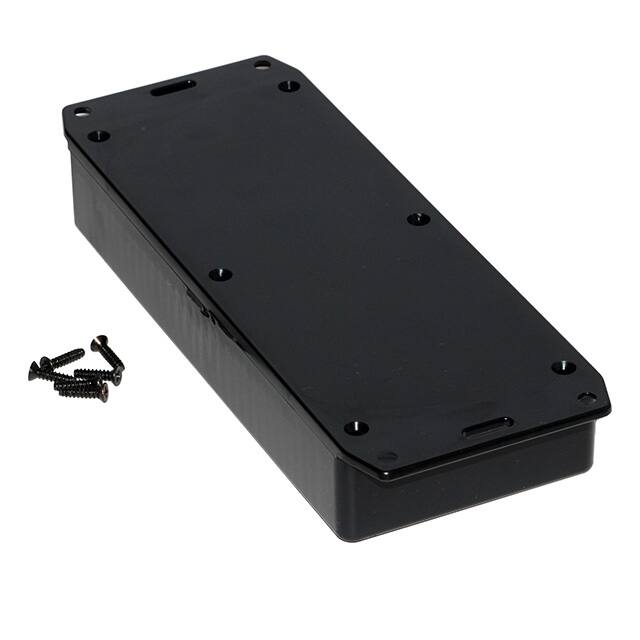 1591HSFLBK BOX PLAS BLK 6.524"L X 2.787"W