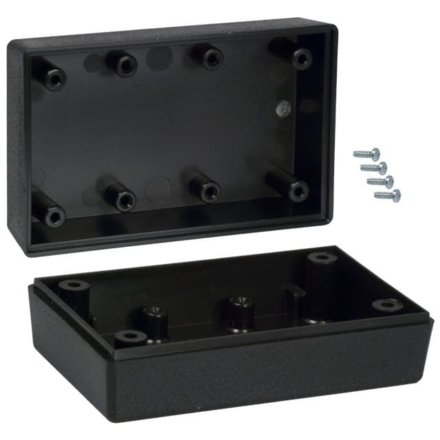 111,BK BOX ABS BLACK 3.600"L X 2.250"W