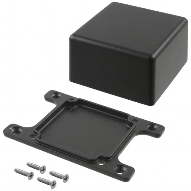 CU-5470-B BOX ALUM BLACK 2"L X 2"W