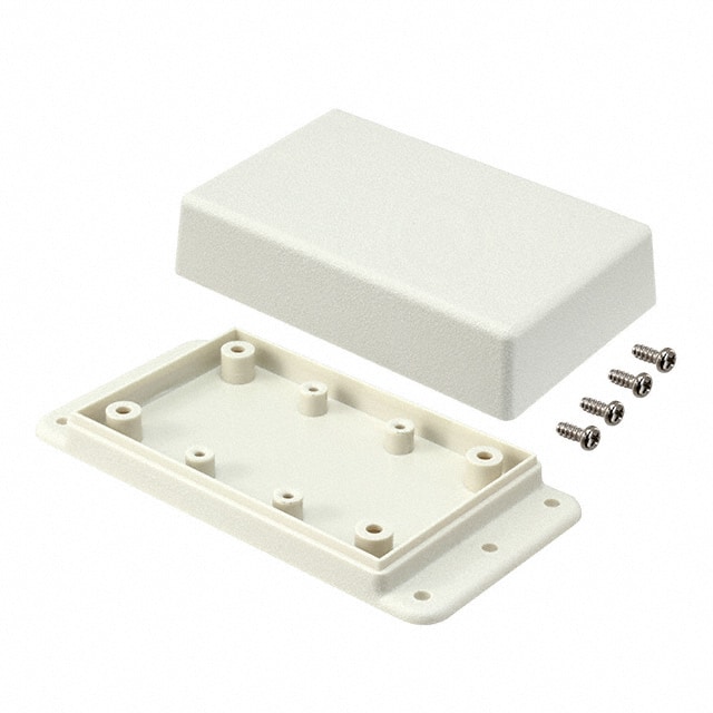 WM011,AL BOX ABS ALMOND 3.600"L X 2.250"W