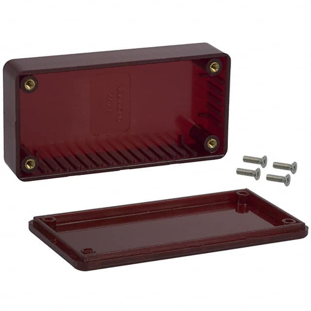 1591ATRD BOX PLAS RED 3.937"L X 1.969"W