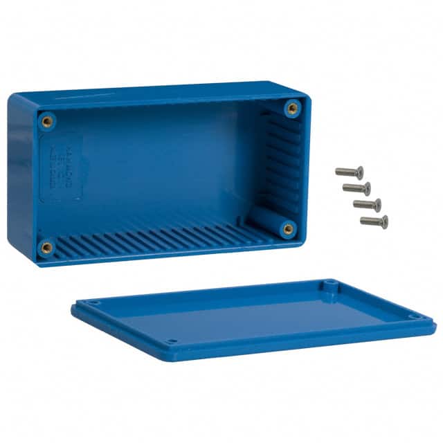 1591CBU BOX ABS BLUE 4.724"L X 2.559"W