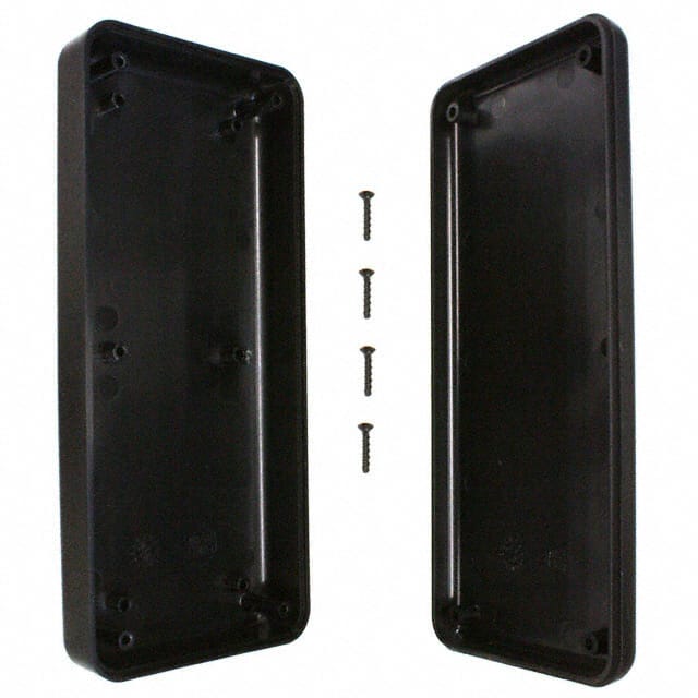 PT-11670 BOX ABS BLACK 6.500"L X 2.875"W