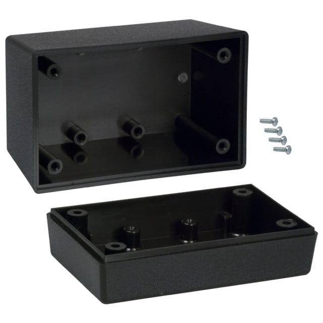 112,BK BOX ABS BLACK 3.600"L X 2.250"W