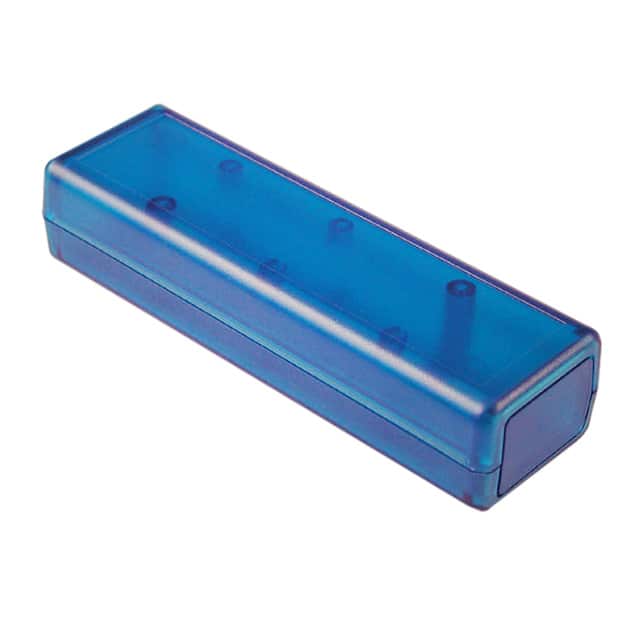 1593DTBU BOX ABS TRN BLUE 4.49"L X 1.41"W