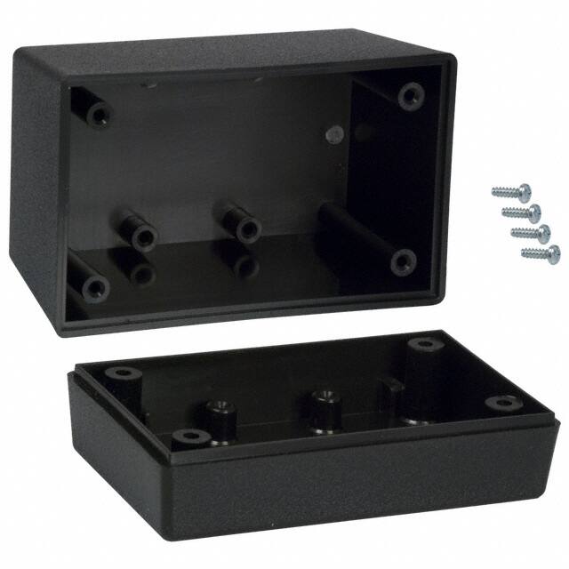 113,BK BOX ABS BLACK 3.600"L X 2.250"W