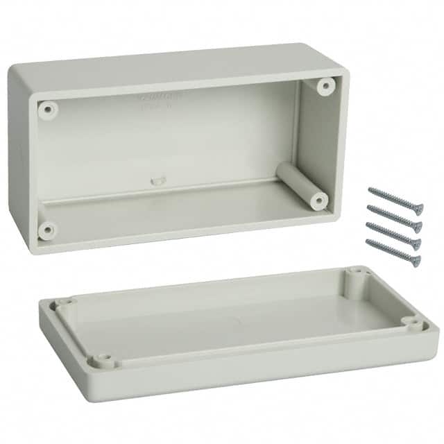 1594DSGY BOX ABS GRAY 5.177"L X 2.610"W