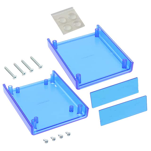 1593BBTBU BOX ABS TRN BLUE 3.75"L X 3.04"W