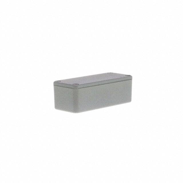 1590AGY BOX ALUM GRAY 3.642"L X 1.516"W