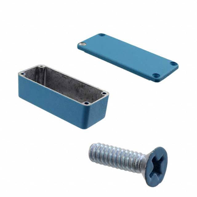 1590ABU BOX ALUM BLUE 3.642"L X 1.516"W