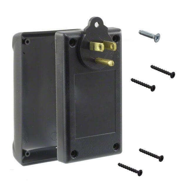 PPB-11861-BK BOX ABS BLACK 4.116"L X 2.242"W