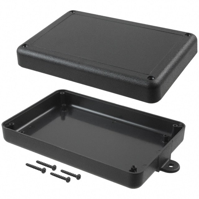 PT-11668-MB BOX ABS BLACK 6.016"L X 4.010"W