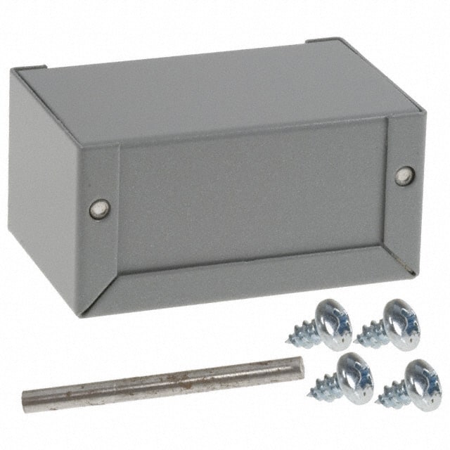CU-2101-B BOX ALUM GRAY 3.250"L X 2.125"W
