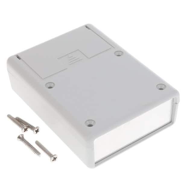 1593PALGY BOX ABS GRAY 3.620"L X 2.620"W