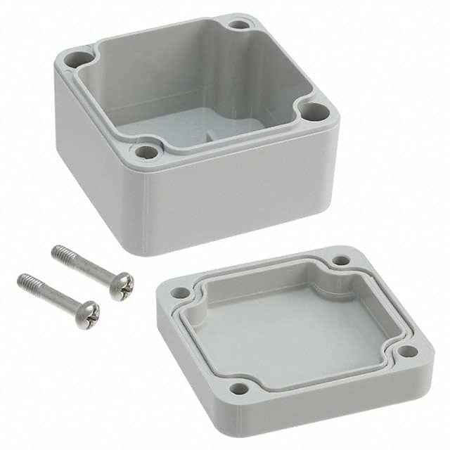 090505040 BOX ABS GRAY 2.05"L X 1.97"W
