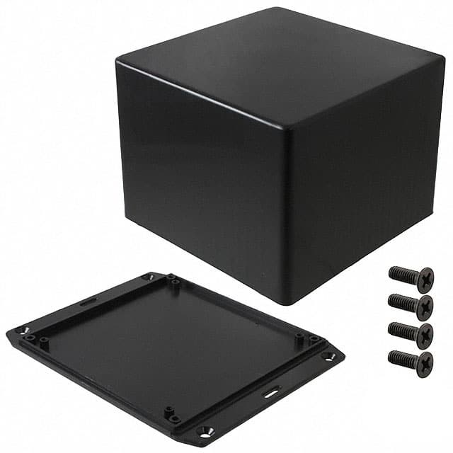 1591VSFLBK BOX PLAS BLK 4.724"L X 4.724"W