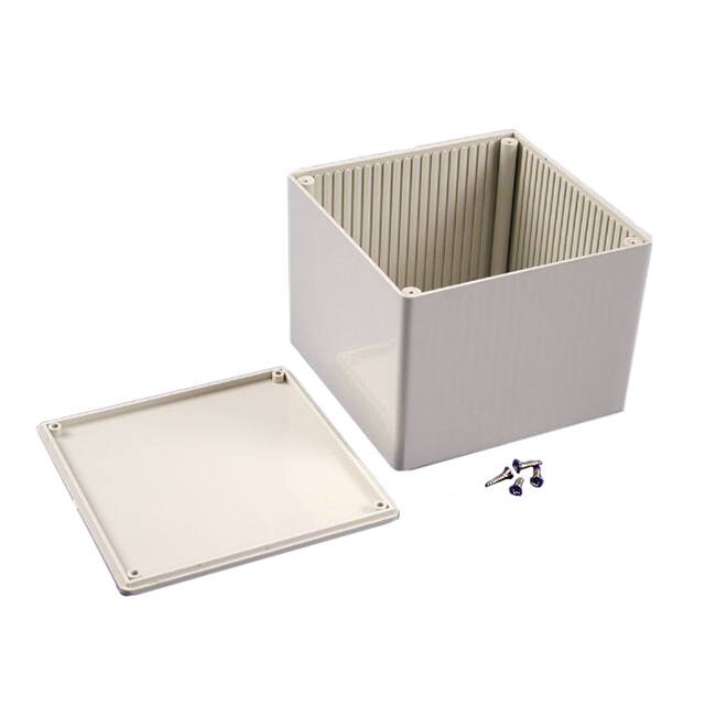 1591VSGY BOX PLAS GRAY 4.724"L X 4.724"W